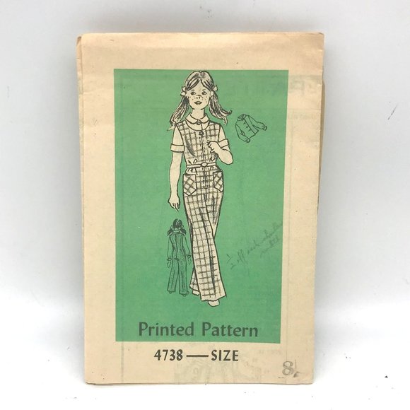 Ann Adams Other - Vintage Sewing PATTERN 4738 Mail Order 1976 Ann Adams Childs Blouse and Jumpsuit